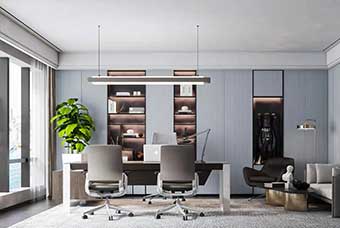 菏泽轻奢风格-书房