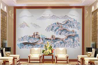 菏泽森佰汇航空纤维墙咔（唯我中华）