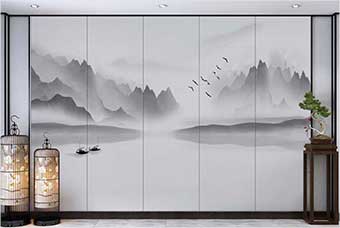 菏泽森佰汇航空纤维（山水画系列）