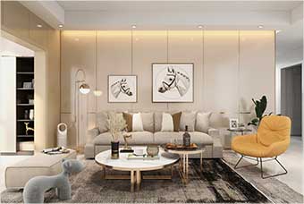 菏泽客厅空间案例